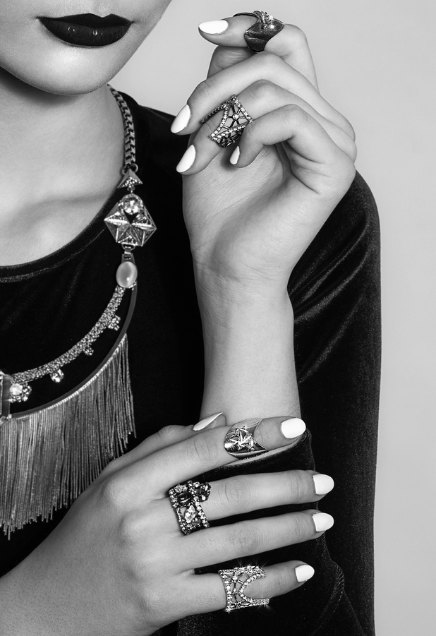 MILUSI Firenze gioielli argento nail ring ARMOUR COLLECTION